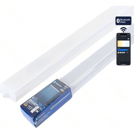 Ampoule LED intelligente Aigostar 1,2 m 40 W à température de couleur réglable, panneau LED sans abat-jour, Bluetooth (1/2)