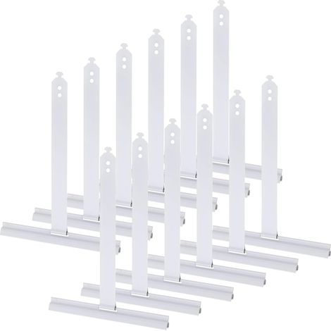12 pcs Ressort de Suspendu pour volet Roulant, à Lames Courtes, Ressort en Acier à Queue d'aronde pour la Suspendu de Stores enrouleurs, pour Clips de volet Roulant (1/5)