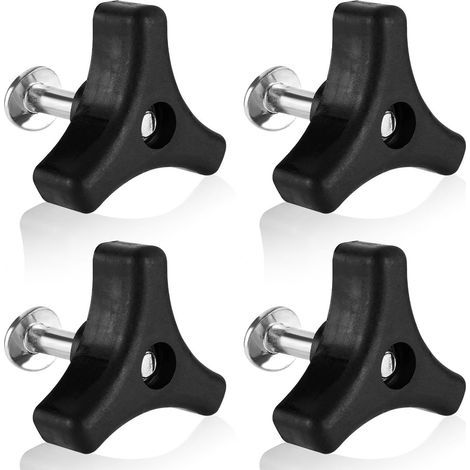 4 tornillos para mango de cortacésped, tuercas y tornillos universales para mango de cortacésped, accesorios para cortacésped, repuestos para cortacéspedes (1/5)