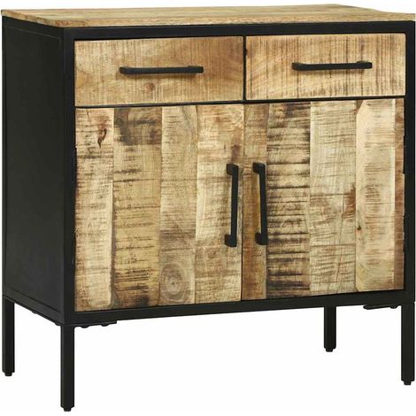Credenza con cassetto 70 x 35 x 70 cm Legno massello di mango vidaXL (1/5)