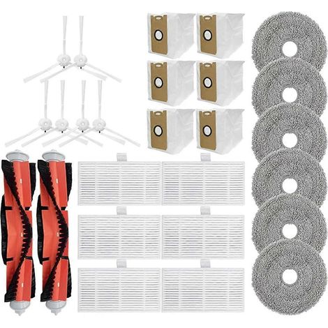 Filtres HEPA pour brosses latérales et lingettes de nettoyage pour aspirateurs W2 / S60 / AICLE INS-200 (1/5)