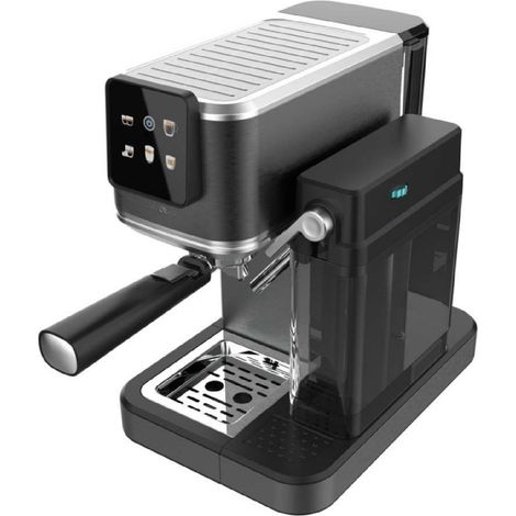 Cecotec Cafetera Express Semiautomáticas Cafelizzia ColdBrew Latte. 1350W, 20 Bares, ColdBrew, Pantalla Color Táctil, 1.2L