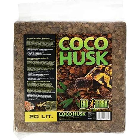 Terrario exo-terra coco husk sustrato natural humedad