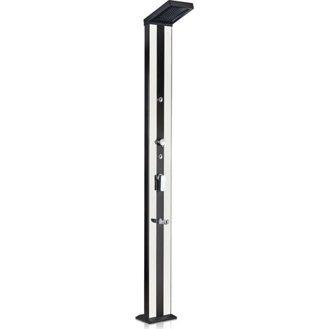 GRE – Douche solaire 38L DSALP38 – Aluminium – Installation facile – Pommeau réglable – Chauffage solaire pour extérieur (1/10)