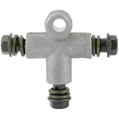 3-Wege-Hydraulikbremsölschlauchadapter für Motorrad ATV 10mm T-Schlauchanschluss Kfz-Motorölablassschraubenschlauch für Motorrad ATV für Dirt Bike. (1/4)