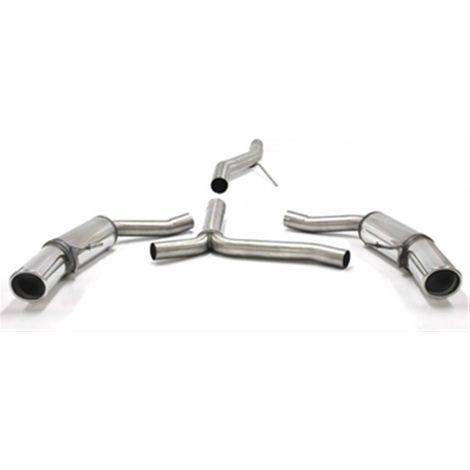 Ligne Echappement Sport Duplex Audi A5 Quattro 8T de 2007 a 2015-30616884