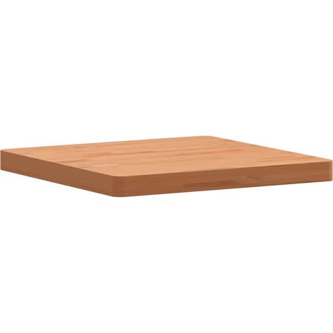 Dessus de table 50x50x4 carré bois massif de hêtre (1/5)