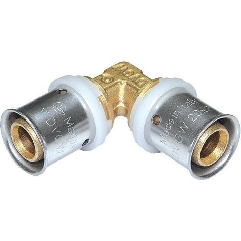Comisa gomito uguale 90° per tubi multistrato 32 mm