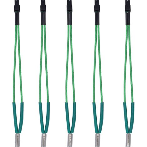 Lot de 5 résistances chauffantes rapides 350°C tête 6x15mm pour imprimante 3D Voron V2.4 V0.1 24V 50W (1/5)