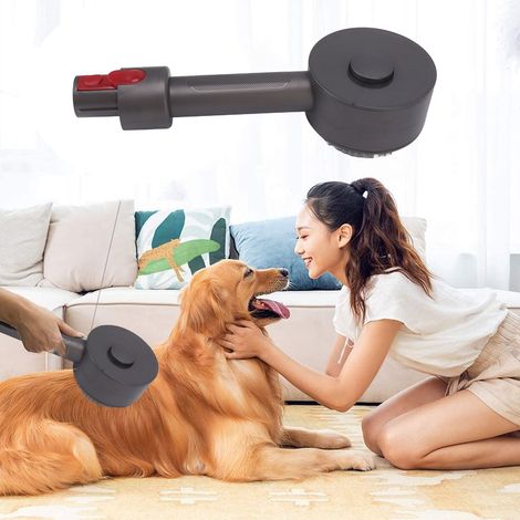 Compatible avec les brosses pour animaux de compagnie des aspirateurs Dyson V6, V7, V8, V10, V11 et V15 (têtes de brosse pour poils de chiens et de chats à poils longs). (1/5)