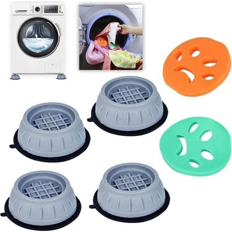 Patin Anti Vibration - Non spécifié - 4PCS - Anti-Dérapant - Atténuation du Bruit - Accessoires Inclus (1/4)
