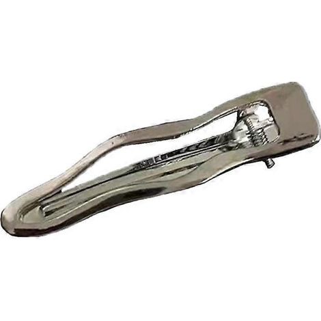 Pince à cheveux en forme de ligne, outil de coiffure tendance, barrette fine pour cheveux, accessoire mode grille 2 pièces, coiffure élégante, style épuré. (1/4)