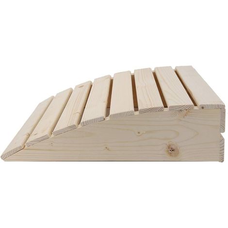 Wooden Sauna Pillow Headrest, Ergonomic Support (1/5)
