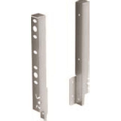 Hettich Schubk.-Rückwandverbinder, links/rechts, ArciTech, 9150601, Stahl edelstahloptik