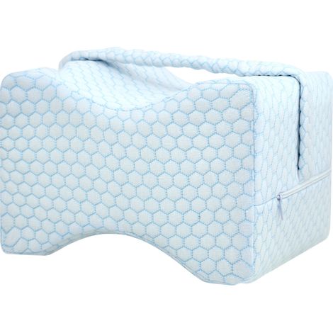 Ergonomisches Beinkissen mit Memory Foam zum Schlafen für Seitenschläfer, Linderung von Ischias, Beinschmerzen (1/4)