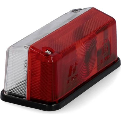 Unitec Luce di ingombro Collegamento a vite laterale 12 V Rosso - Bianco