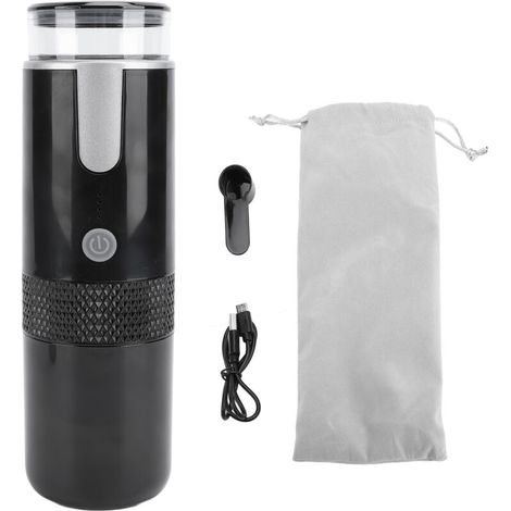 Cafetera eléctrica portátil para cápsulas K-Cup: ideal para acampar, caravanas y la oficina, compacta e inalámbrica.
