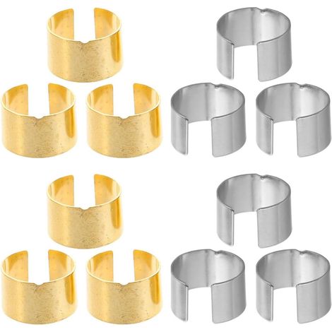 Accessoires Universels pour Voiture 12pcs Bague pour Cosse de Batterie en Alliage Haute Conductivité Compatibles pour Bornes Positives et Négatives (1/5)
