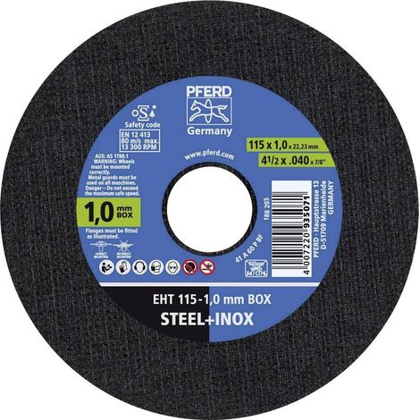 Disco de corte pferd 69120943 115 mm 1 mm
