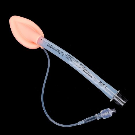 Masque laryngé jetable pour adulte et enfant, outil d'anesthésie pour laryngoscope 3.0 (1/5)