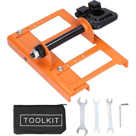 Machine de Scie à Chaîne, Orange Mini Scie à Chaîne en Bois pour Meuleuse de Guide de Coupe Fine Portable Adaptée aux Constructeurs et aux Menuisiers. (1/5)