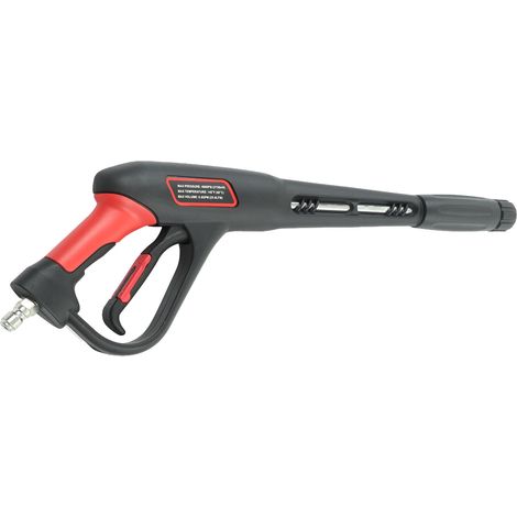 Pistolet nettoyeur haute pression 54 cm 4000 PSI, multifonctionnel, pour usage domestique et jardin, avec rallonge et buse de 5 couleurs (interface 3/8"). (1/5)