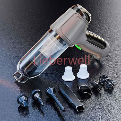 Nouvel aspirateur de voiture SZUK 15000PA, mini aspirateur portable puissant pour appareils ménagers, souffleur portatif, nettoyeur de voiture,BASIC 4hapa bag