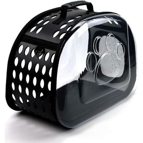 Bolsa transportadora para gatos y perros, diseño de cápsula espacial, material EVA, ventilación de malla, para viajes y senderismo. (1/5)