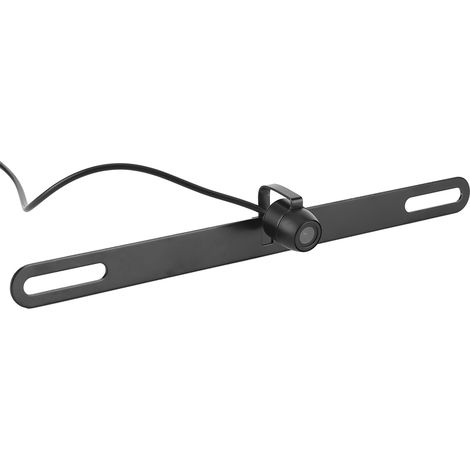 Caméra de recul pour voiture avec surveillance de marche arrière, grand angle 170°, vision nocturne haute définition, étanche, adaptée aux plaques d'immatriculation longues. (1/5)