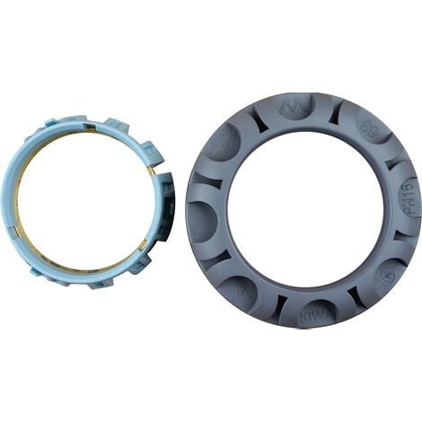 Kit d'adaptation tube PVC Ø63 pour raccord encliquetable - Série 1 - Plasson (1/4)