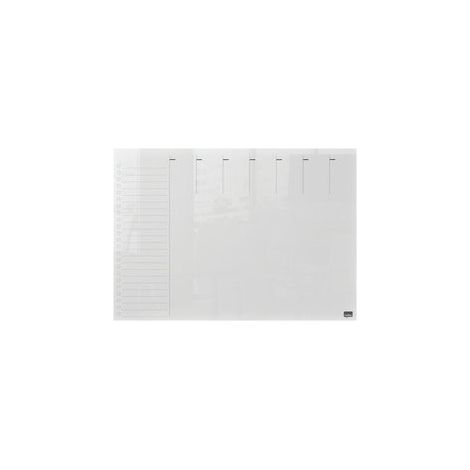 Tableau acrylique planning hebdomadaire, A3,transparent (1/5)