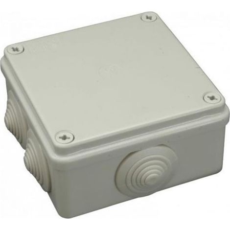 Caja de superficie S-Box 106 - 100x100x50, 6 prensaestopas, IP65