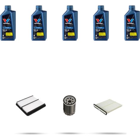 Kit tagliando 3 FILTRI e 5L OLIO compatibile con Mazda Cx-3 (DK) 2.0 Skyactiv-G 88kw dal 2015 (1/5)