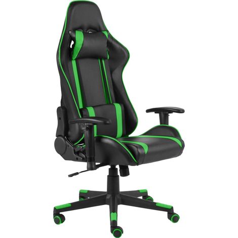 Chaise de jeu pivotante Vert PVC (1/5)