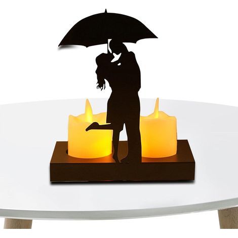 Kerzenhalter für den Hochzeitstisch, romantische Hochzeitsdekoration, Tischdekoration, Metallhalter für Teelichter, Kerzen, Partyzubehör (1/5)