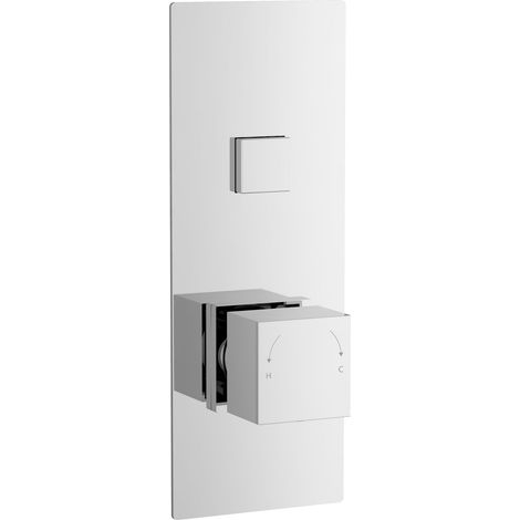 Square Push Button Valve 1 Outlet