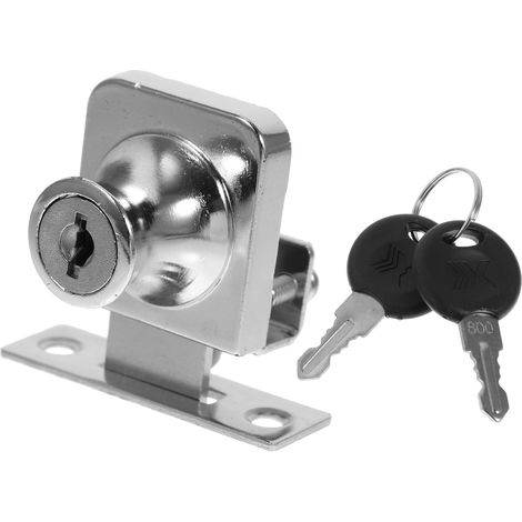 de porte vitrée en alliage de zinc sans perçage compatible