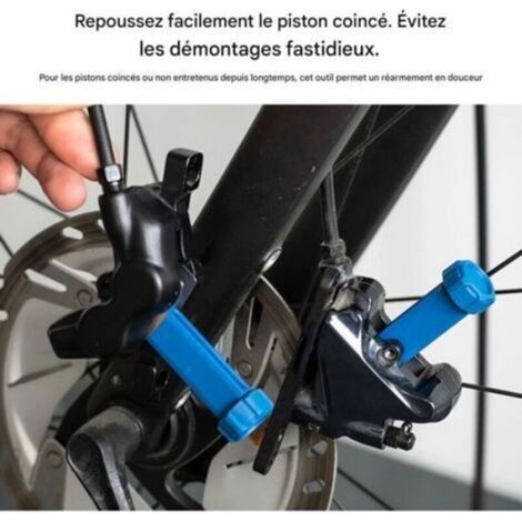 Plaquette Frein Vélo + Outil Rétracteur Piston – Compatible Disque & Adaptateurs Inclus (1/4)