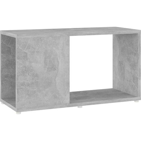 TV-Schrank Betongrau 60x24x32 cm Holzwerkstoff