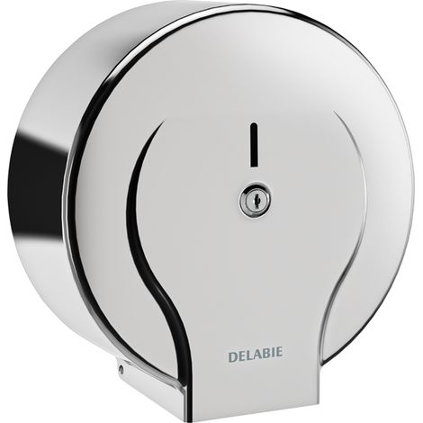 Delabie WC-Papierhalter f. Papierrolle 400m Edst. 1.4301 hgl.pol.