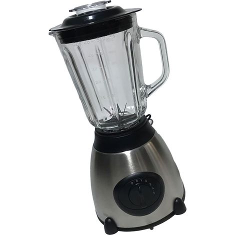 2-in-1-Standmixer mit lebensmittelechten Edelstahlmessern, elektrischer Entsafter und Küchenpresse, EU-Stecker 220 V (1/5)
