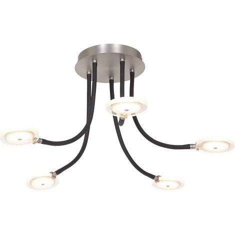 Steinhauer - plafoniera - Turound - acciaio - metallo - Ø 92cm -