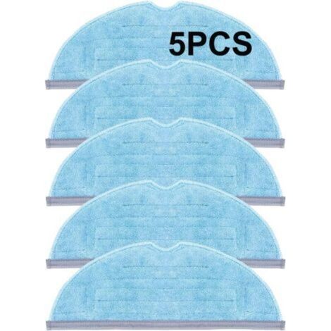 5-piece replacement mop set, vacuum cleaner parts, accessories for robot vacuum cleaners--DTEKGAZ