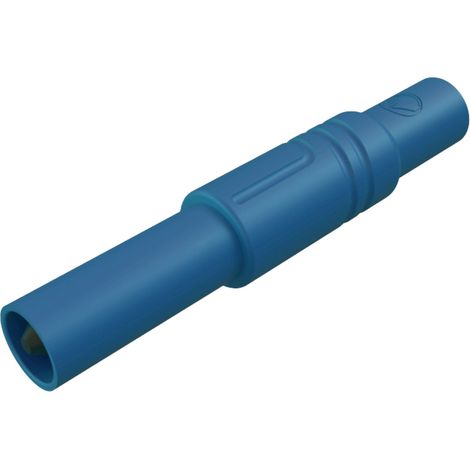 Hirschmann Test & Measurement LAS S G Sicherheits-Lamellenstecker Stecker, gerade Stift-Ø: 4 mm Blau