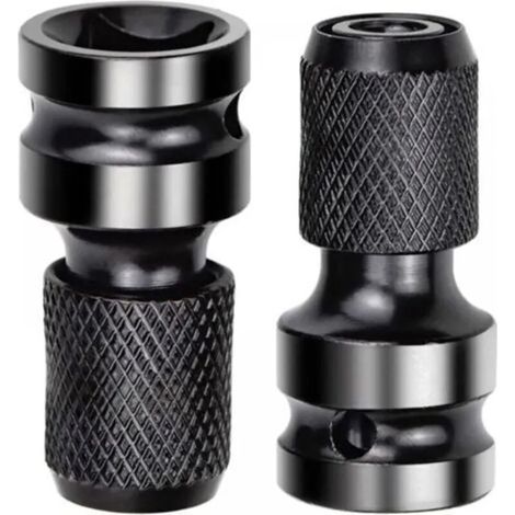 Adaptateur de douille 1/2" vers 1/4" (lot de 2), adaptateur à dégagement rapide pour clé à chocs à cliquet (1/5)