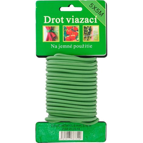 Draht SoftTwist, 5 mm, L-5 m, Bindedraht, Gartendraht (1/2)