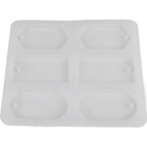 Moules en Silicone pour Bougies Rectangulaires - Création DIY de Pendentifs et Artisanat Résine (1/5)