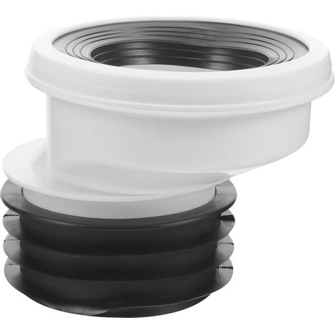Toilettenablauf verlängerung Wc ablaufadapter Dicht Schnell Entleerend Passend Modernes Design Badezimmerzubehör (1/5)