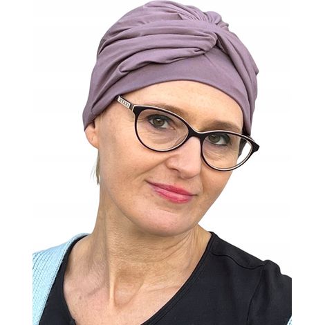 Turbante Sara 220 para mujer, bufanda de bambú, cómodo incluso después de la quimioterapia. (1/5)