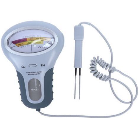 Compteur D'Eau Numérique LCD Multi--Function, CL2 Chlore et pH Testeur de Piscine Piscine Eau Analyseur de Qualité de l'Eau avec Sonde Numérique Test Meter pour pH, Chlore (PC-102B) (1/4)